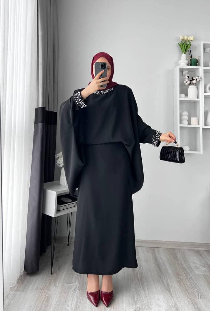 طقم تنورة قالب كاب